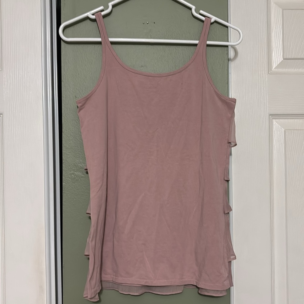 New York & Company Women's Pink Layered Tank Top, Medium, Excellent Condition! - Picture 4 of 5